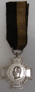 Kaiser Wilhelm I Medal German Landwehr Verein Cross
