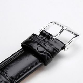 USD $ 2.89   Unisex Genuine Leather Watch Strap 20MM(Black),