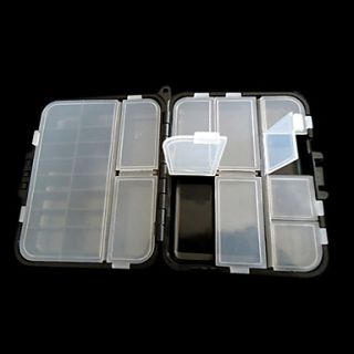 EUR € 7.63   Verde Oscuro PP impermeable Fly Fishing Tackle Box