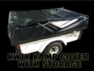New Kwik Kamp Trailer Travel Cover with Storage Motorcycle camper