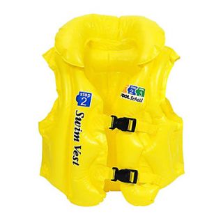 USD $ 7.79   Inflatable Children Life Jacket (Middle, Yellow),
