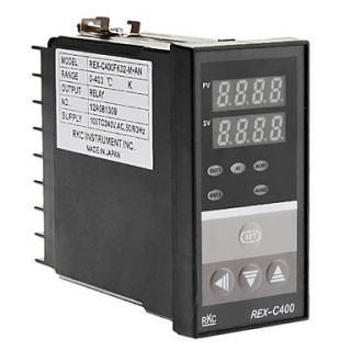 AC220V Digits Heat Control Temperature Controller Meter REX C400FK02 M