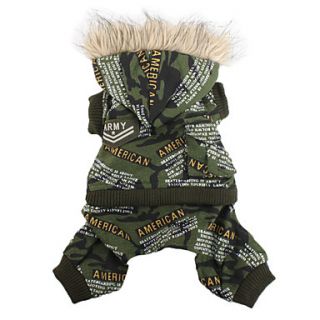 USD $ 10.99   Military Camouflage Style Coat for Dogs and Cats (XS XXL