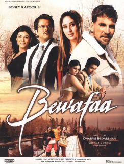 Movie Bewafaa DVD Starring Akshay Kumar, Kareena Kapoor, Anil Kapoor