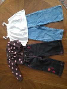 HUGE BABY GIRL CLOTHING LOT 12 18 MONTHS OSHKOSH,THE CHILDRENS PLACE