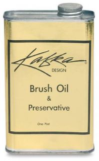 Kafka Scented Design Pinstriping Paint Brush Oil & Preservative 4 oz