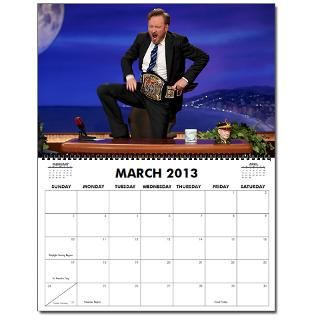 Conan Oversized 2013 Wall Calendar by teamcoco