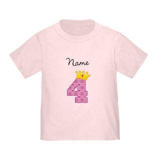 Gifts  4 T shirts  Personalized Princess 4 T