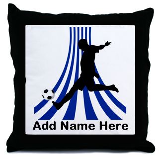 Soccer Pillows Soccer Throw & Suede Pillows  Personalized