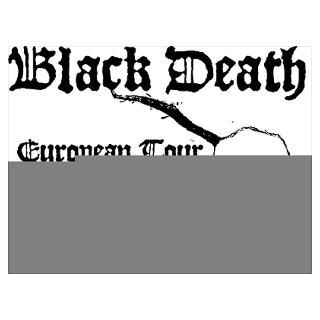 Wall Art  Posters  BLACK DEATH EUROPEAN TOUR Poster