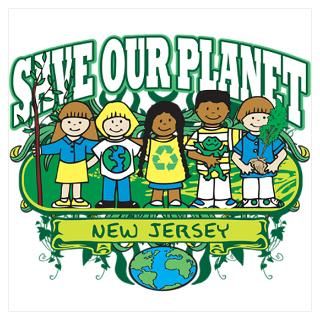 Wall Art  Posters  Earth Kids New Jersey Poster