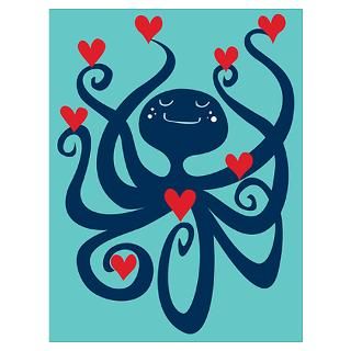 An octopus balancing hearts for $19.00