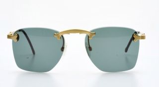 Matte Golden Rimless Design Sunglasses by Karl Lagerfeld M10K