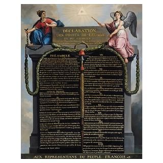 Declaration of the Rights of Man and Citizen, 1789 Poster