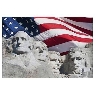 USA, South Dakota, Mount Rushmore National Memoria Poster