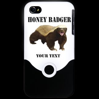 Animal Gifts  Animal iPhone Cases  Honey Badger Customized iPhone