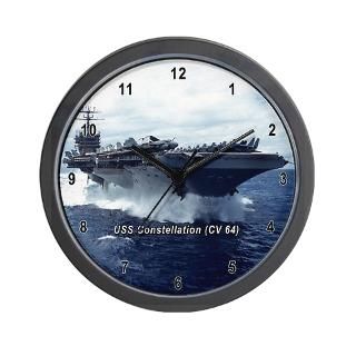 USS Constellation (CV 64) Wall Clock