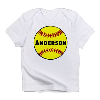 Baseball Gifts  Baseball T shirts  Personalized Softball Infant T
