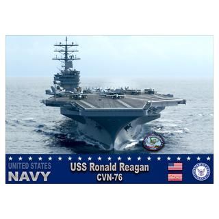 Wall Art  Posters  USS Ronald Reagan CVN 76 Poster