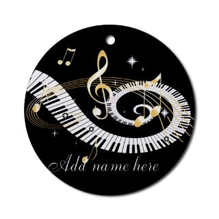 Gold Gifts  Gold Home Decor  Personalized Piano Musical gi