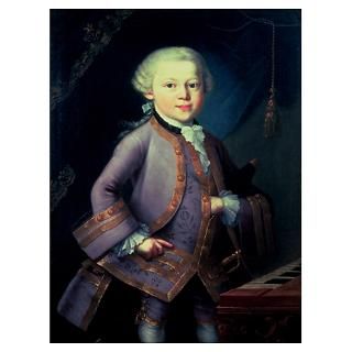 Wolfgang Amadeus Mozart (1756 91), 1763 Poster