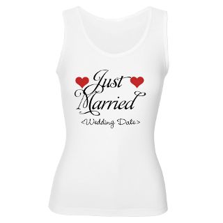 Just Marrried (Add Wedding Date) Womens Tank Top by tshirtsgiftsmug