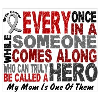 Wall Art  Posters  HERO Comes Along 1 Mom BRAIN