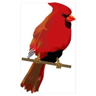 Wall Art  Posters  Male Cardinal Poster