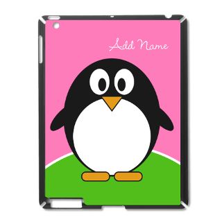 Add Name Gifts  Add Name IPad Cases  Add Name Cute Penguin Pink