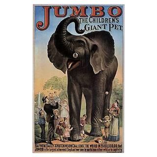 Wall Art  Posters  Vintage Circus Elephant Poster