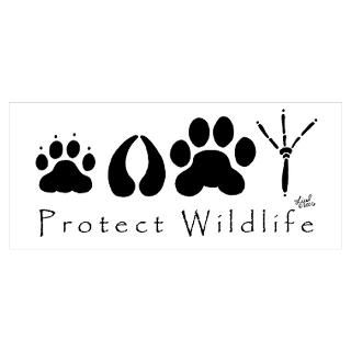 Wall Art  Posters  Protect Wildlife Poster