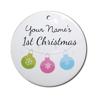 1St Christmas Gifts  1St Christmas Home Decor  Personalized 1st