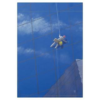 Wall Art  Posters  Window Cleaner, 1990 (acrylic on