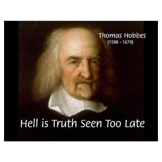 Wall Art  Posters  Thomas Hobbes Truth Poster