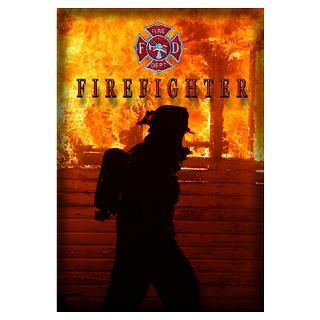 Wall Art  Posters  Firefighter Poster