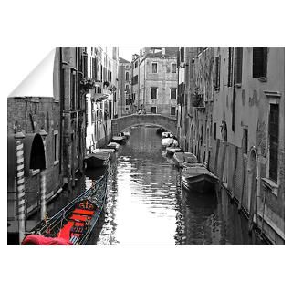 Wall Art  Wall Decals  Venice Canal with Gondola