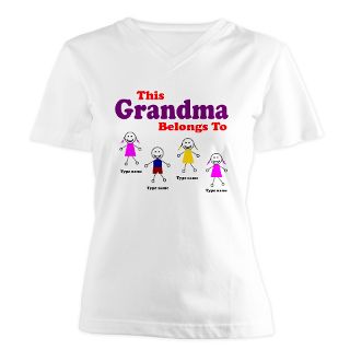 Gifts  4 T shirts  This Grandma Belongs 4 kids Shirt