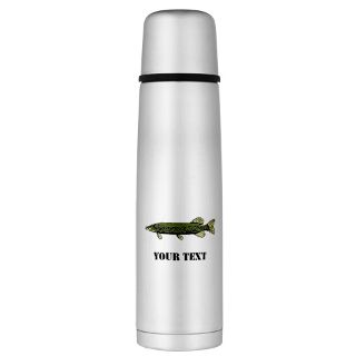 Angler Gifts  Angler Drinkware  CUSTOMIZABLE MUSKIE Large Thermos