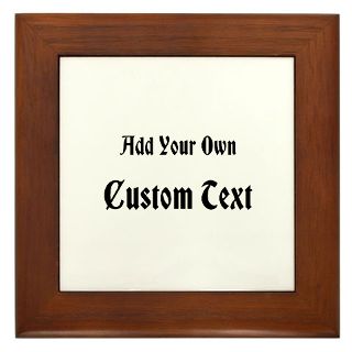 Add Your Text Gifts  Add Your Text Home Decor  Black Custom Text