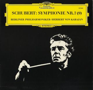 Karajan Schubert Symphony No 7 DGG 139 043 NM