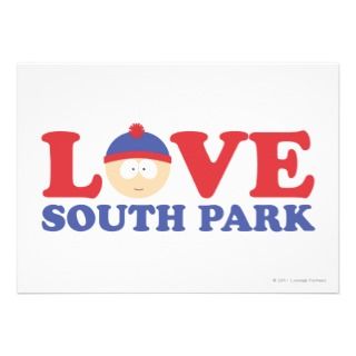 Stan   Love South Park Personalized Invitations