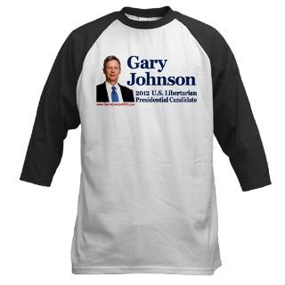 GARY JOHNSON   2012 US LIBERTARIAN PRESIDENTIAL CA Baseball Jersey by