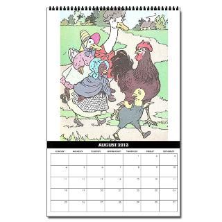 Chicken Little Vertical 2013 Wall Calendar by thevintageimage