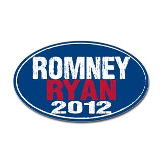 Stickers  Romney Ryan 2012 di Sticker (Oval