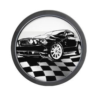 2011 Mustang Flag Wall Clock for $18.00