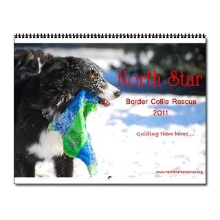 Home Office  2011 North Star Border Collie Rescue Wall Calendar