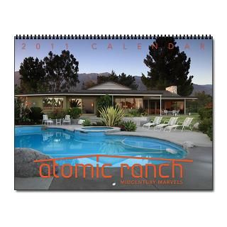  California Pool Home Office  Atomic Ranch 2011 Wall Calendar