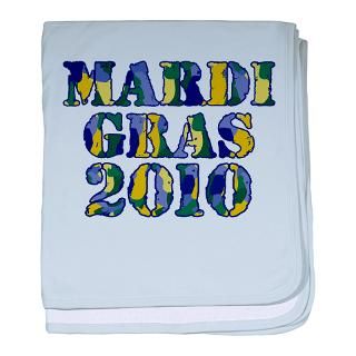 Mardi Gras 2010 Camo Infant Blanket for $29.50