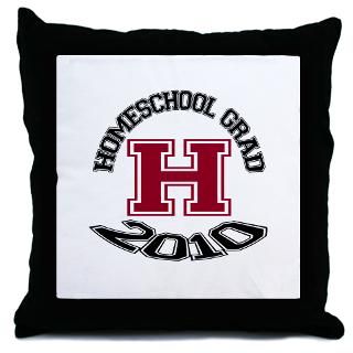 Class of 2010 Throw Pillow  Homeschool Gear and Gifts for the Entire