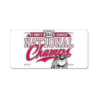 2010 National Champs Aluminum License Plate for $19.50